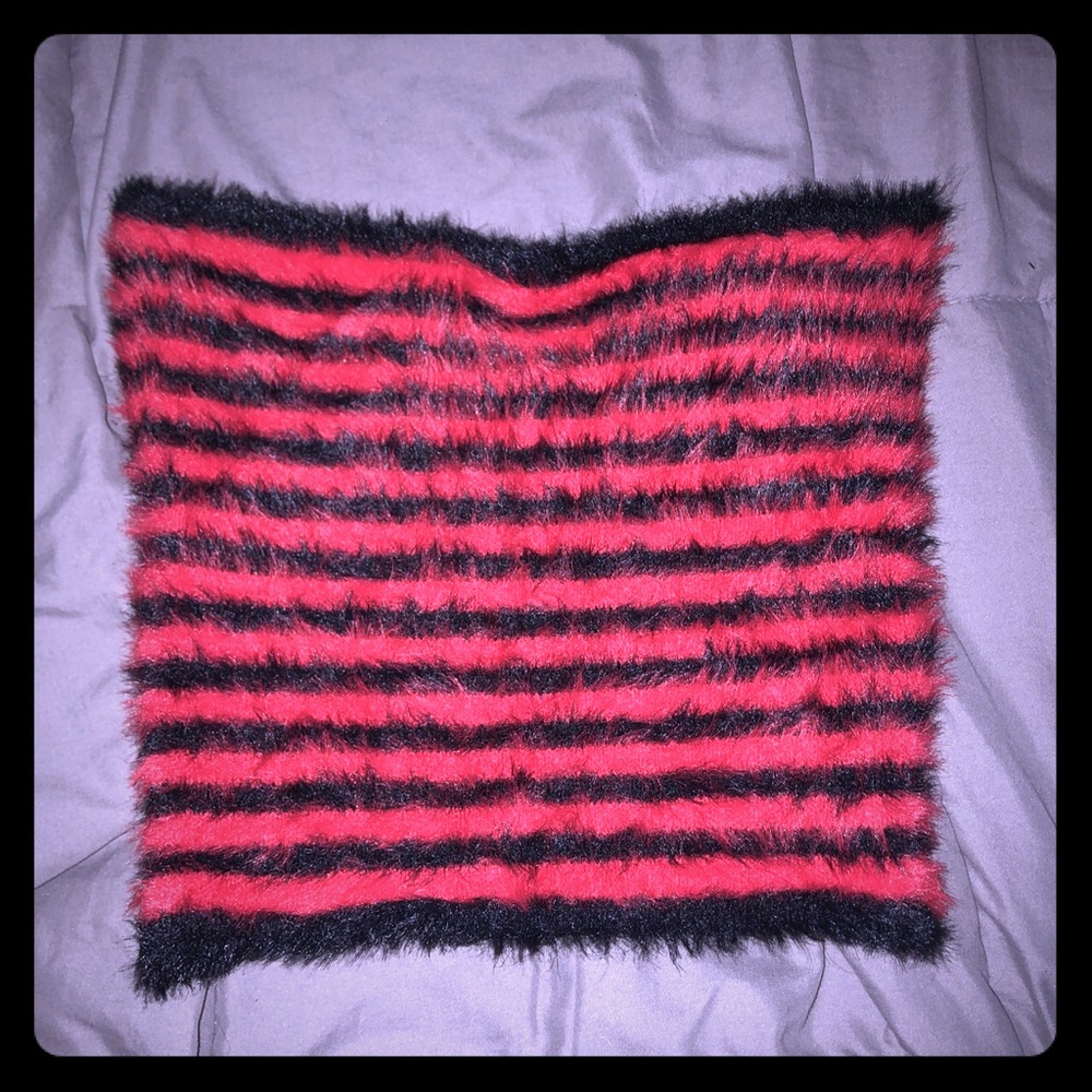 fuzzy tube top